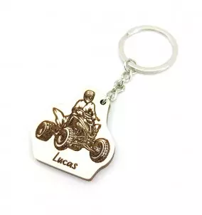 Personalisierter ATV-Schlüsselanhänger mit individuellem Namen – Geschenk für ATV-Fahrer/-Fans