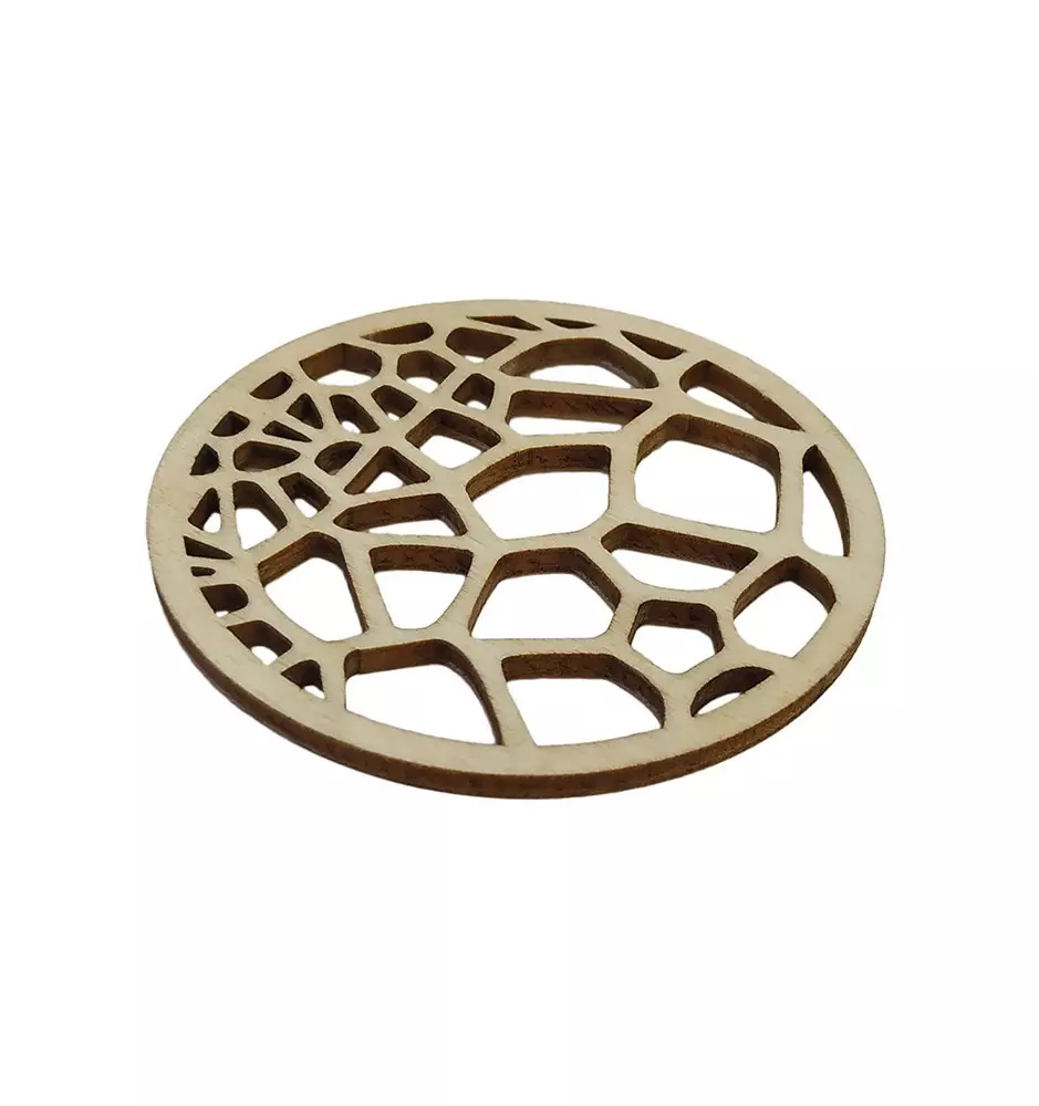 Wooden Coaster with Bubble Design-Coasters-Pinedecor