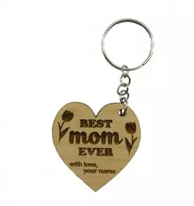 Personalisierter Muttertagsschlüsselring - Einzigartiges Muttertagsgeschenk mit Ihrem Namen