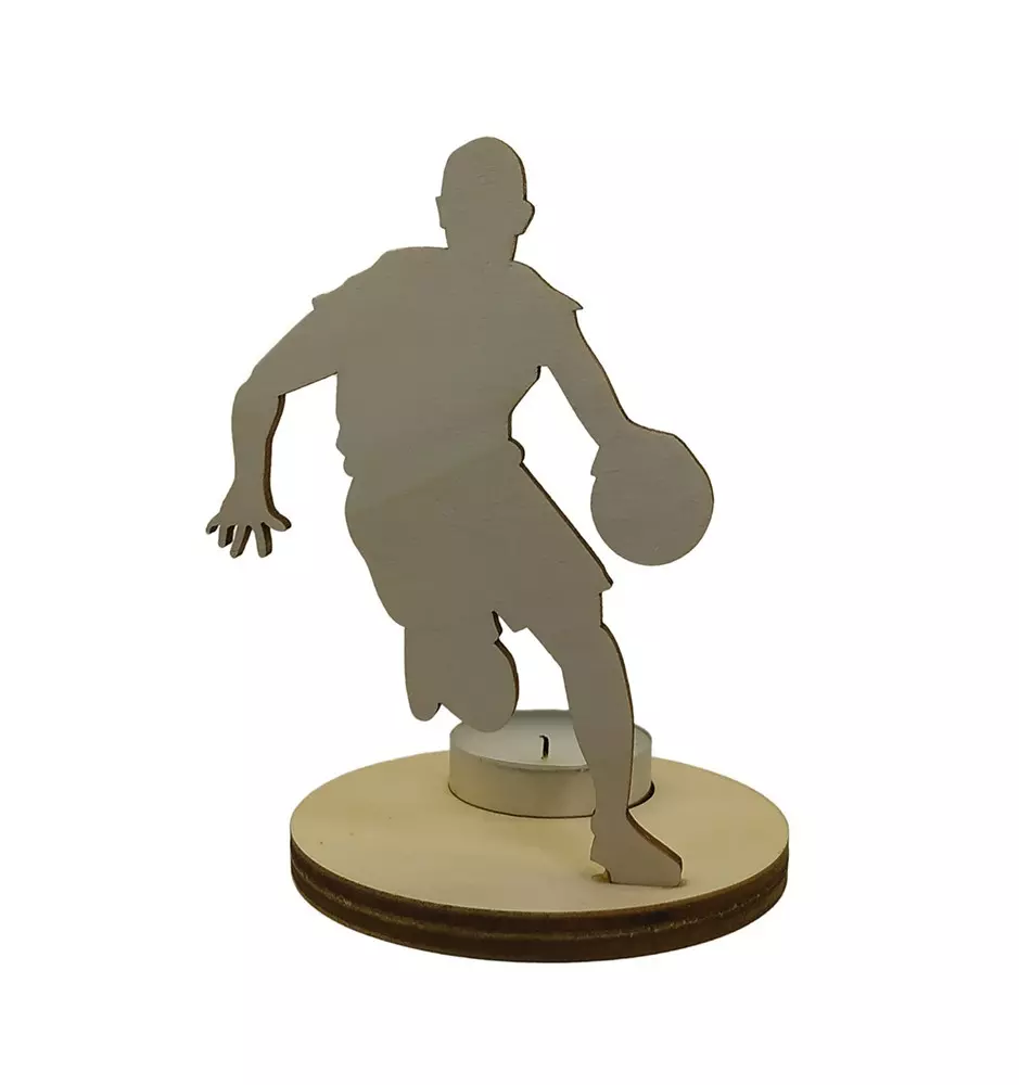 Bougeoir joueur de basket-ball-Bougeoirs-Pinedecor