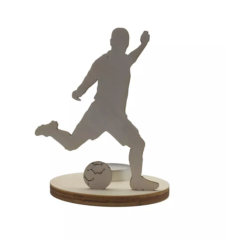 Football Player Candle Holder-Candle Holders-Pinedecor