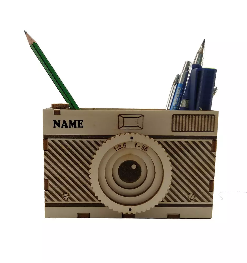 Kameraförmiger Stifthalter-Andere-Pinedecor