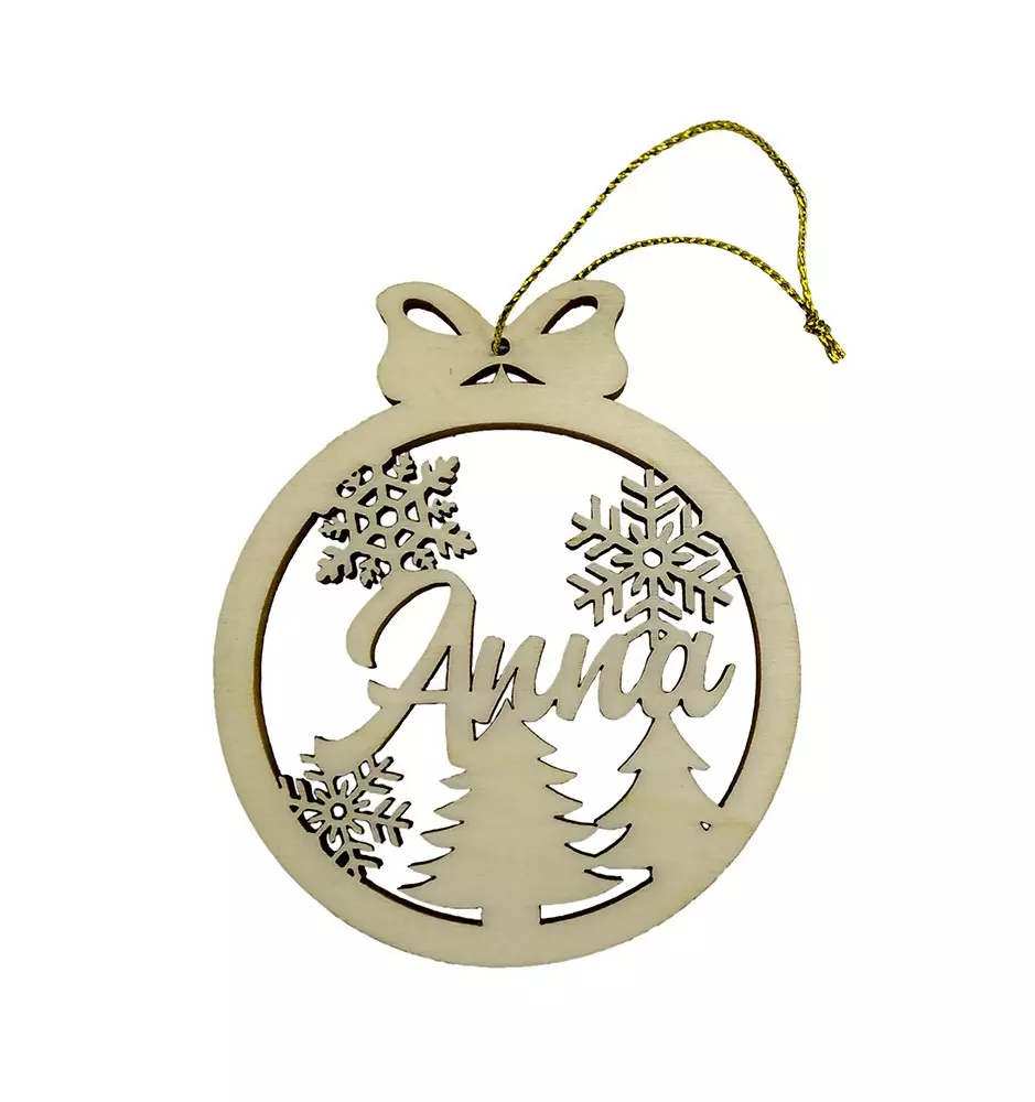 Personalized Christmas Ornament-Christmas Ornaments-Pinedecor