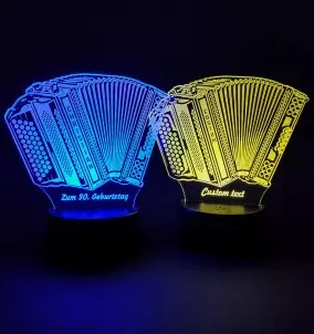 LED-Nachtlicht - Ziehharmonika Geschenk