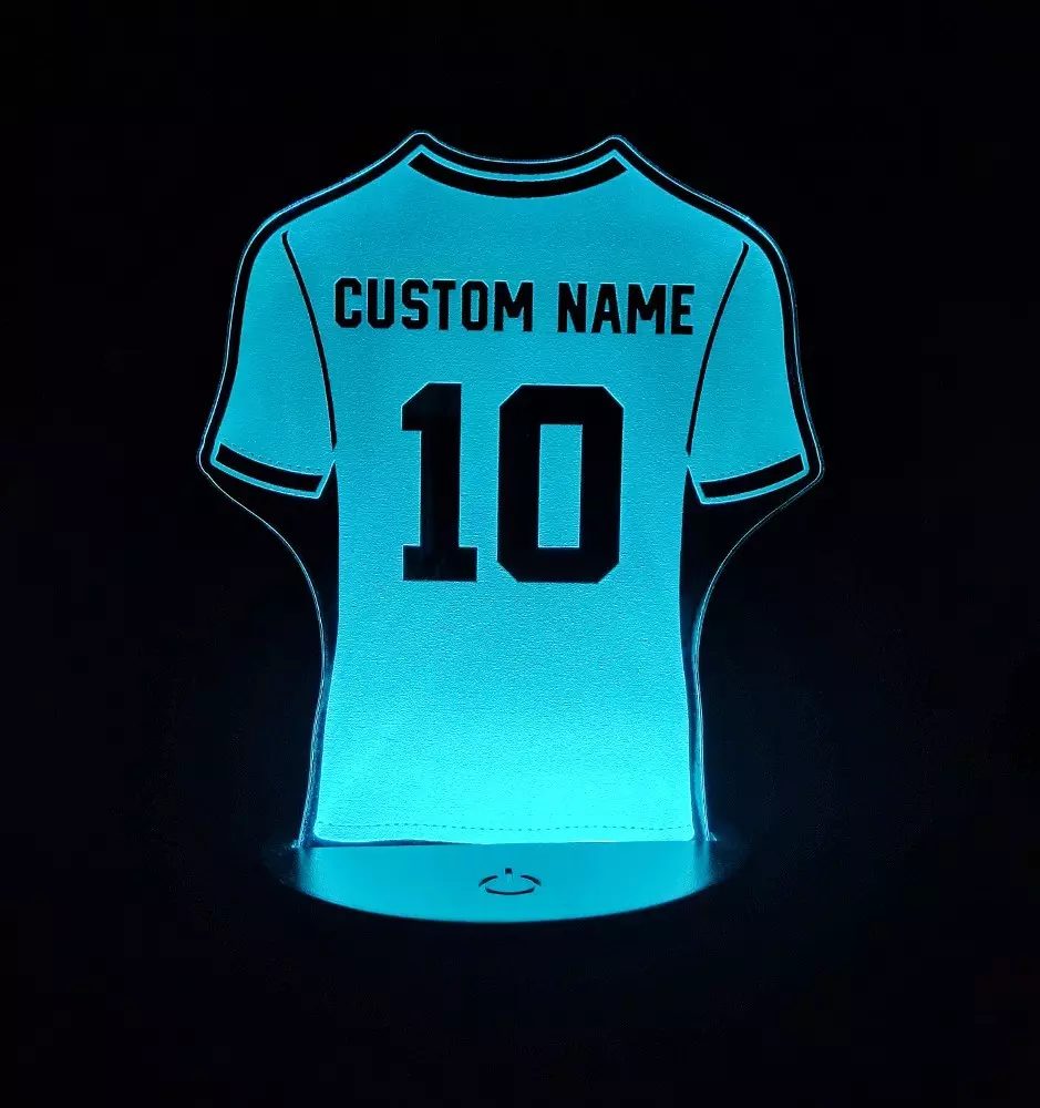 Custom Football Jersey Night Light-LED Night Lamps-Pinedecor